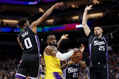 Los Angeles Lakers versus Sacramento Kings