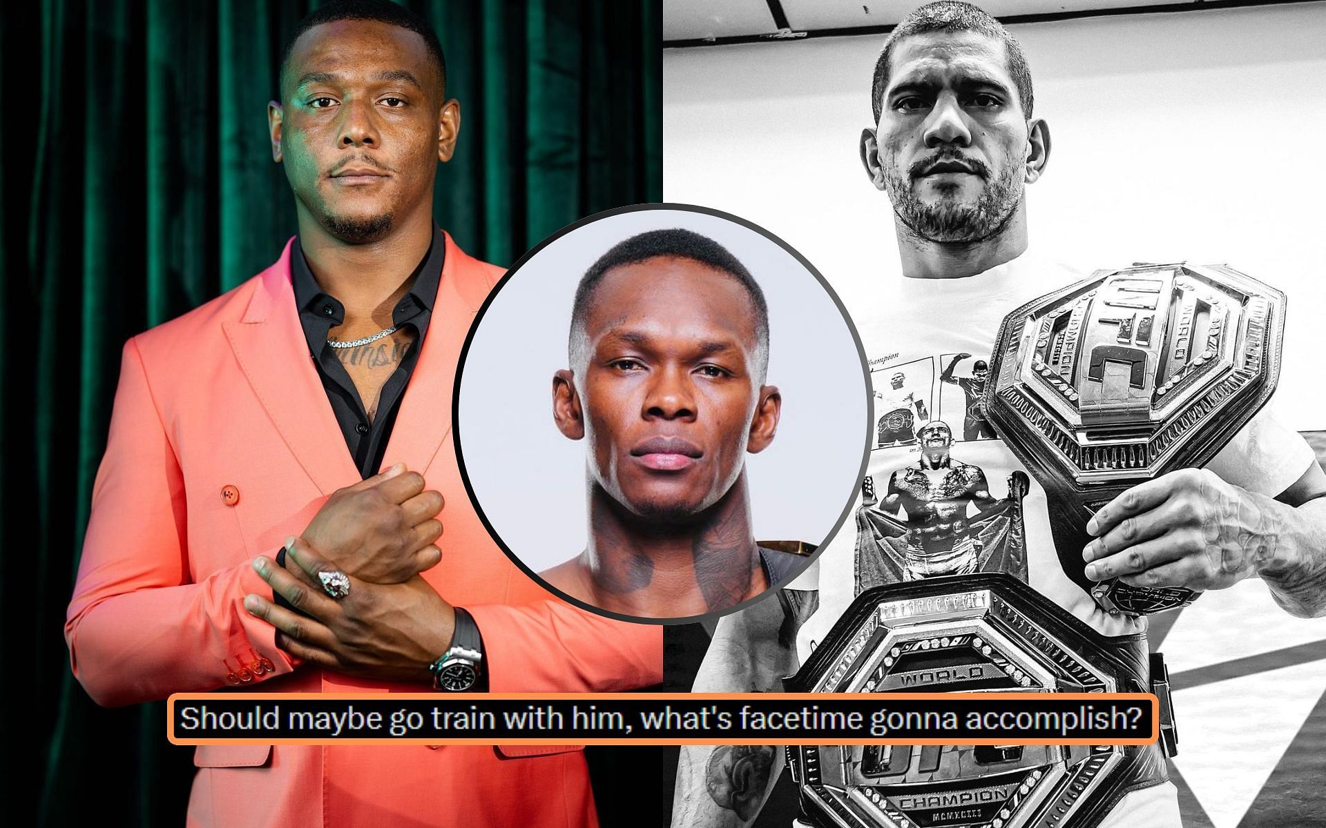 Jamahal Hill seeks advice from Israel Adesanya for his UFC 300 title fight against Alex Pereira