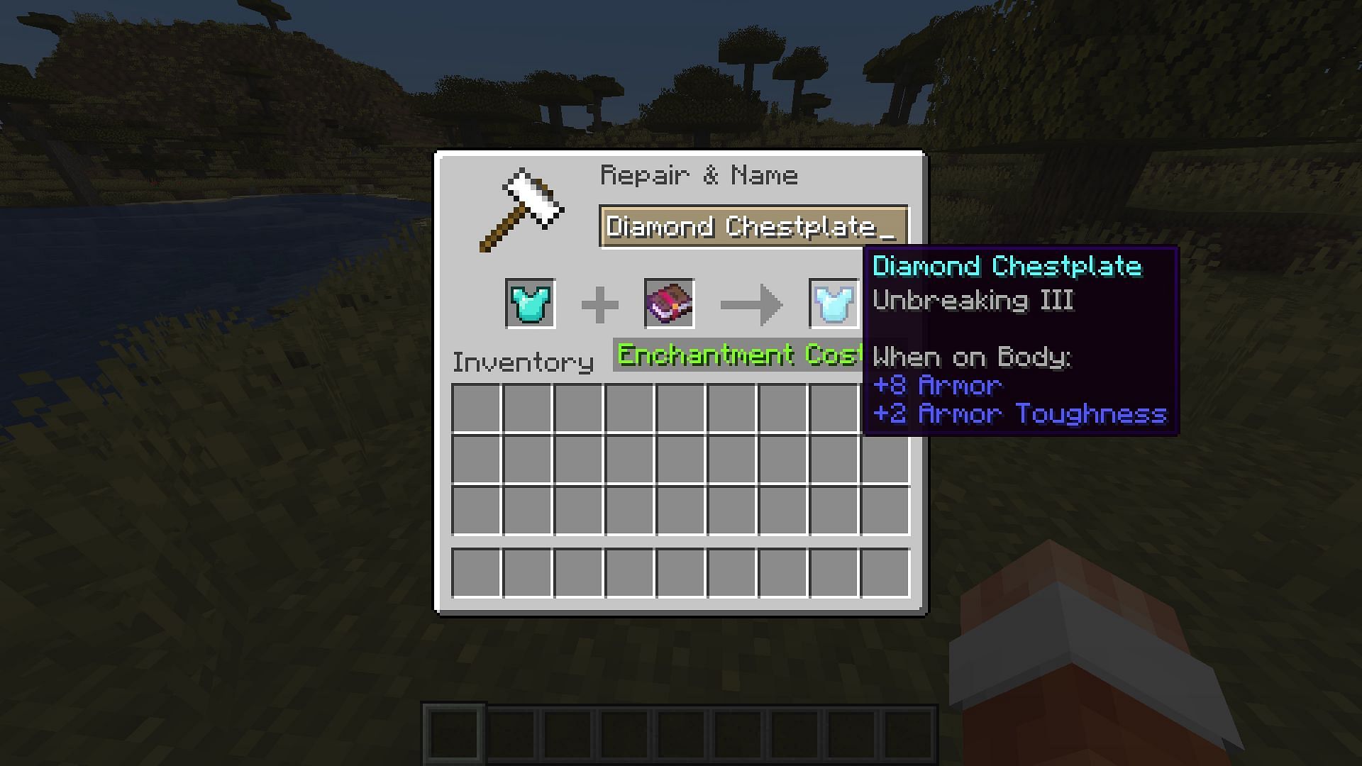 Unbreaking ensures that players keep their gear for the long haul (Image via Mojang)