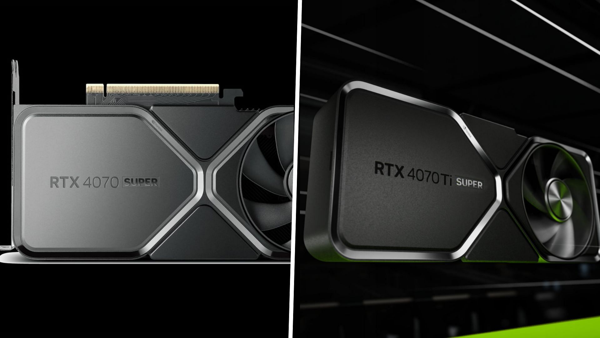 The RTX 4070 Super and RTX 4070 Ti Super are superb graphics cards for AAA gaming (Image via Nvidia and Corsair)