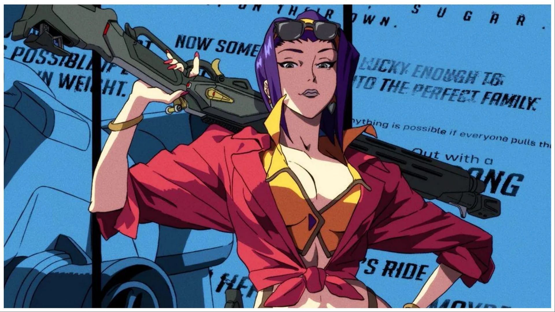 Faye Valentine skin for Ashe will be available in Overwatch 2 x Cowboy Bebop collaboration.