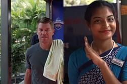 [Watch] David Warner gets welcomed in Pushpa-style on arrival in DC camp ahead of IPL 2024