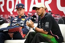 "He’s not a part of the team, he’s a parent": Lewis Hamilton addresses comments made by Max Verstappen's father about Christian Horner and Red Bull