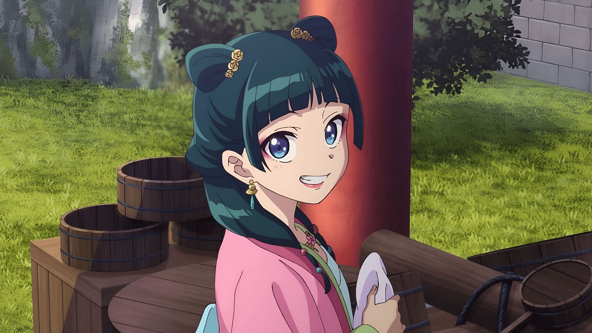 Maomao as seen in the anime (Image via OLM &amp; TOHO animation studio)