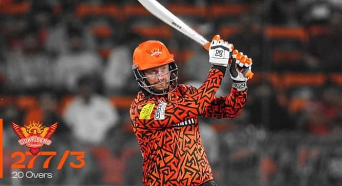 Sunrisers Hyderabad break RCB's decade-old record for highest IPL total during SRH vs MI