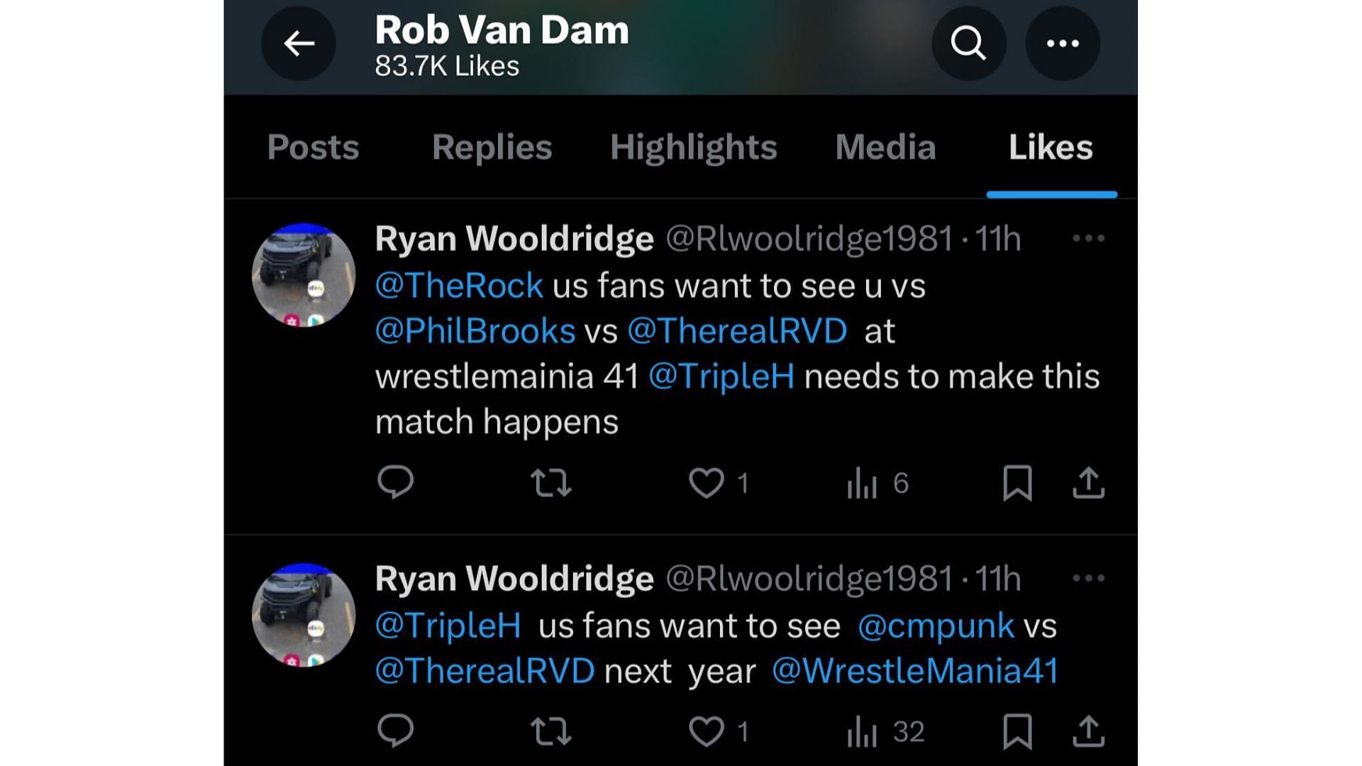 Rob Van Dam seems to be interested in facing CM Punk at WrestleMania