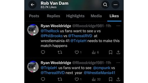 Rob Van Dam seems to be interested in facing CM Punk at WrestleMania