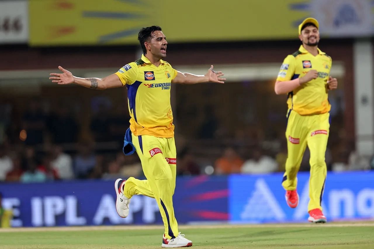 Deepak Chahar picked up one wicket in his four overs [Image Courtesy: iplt20.com]