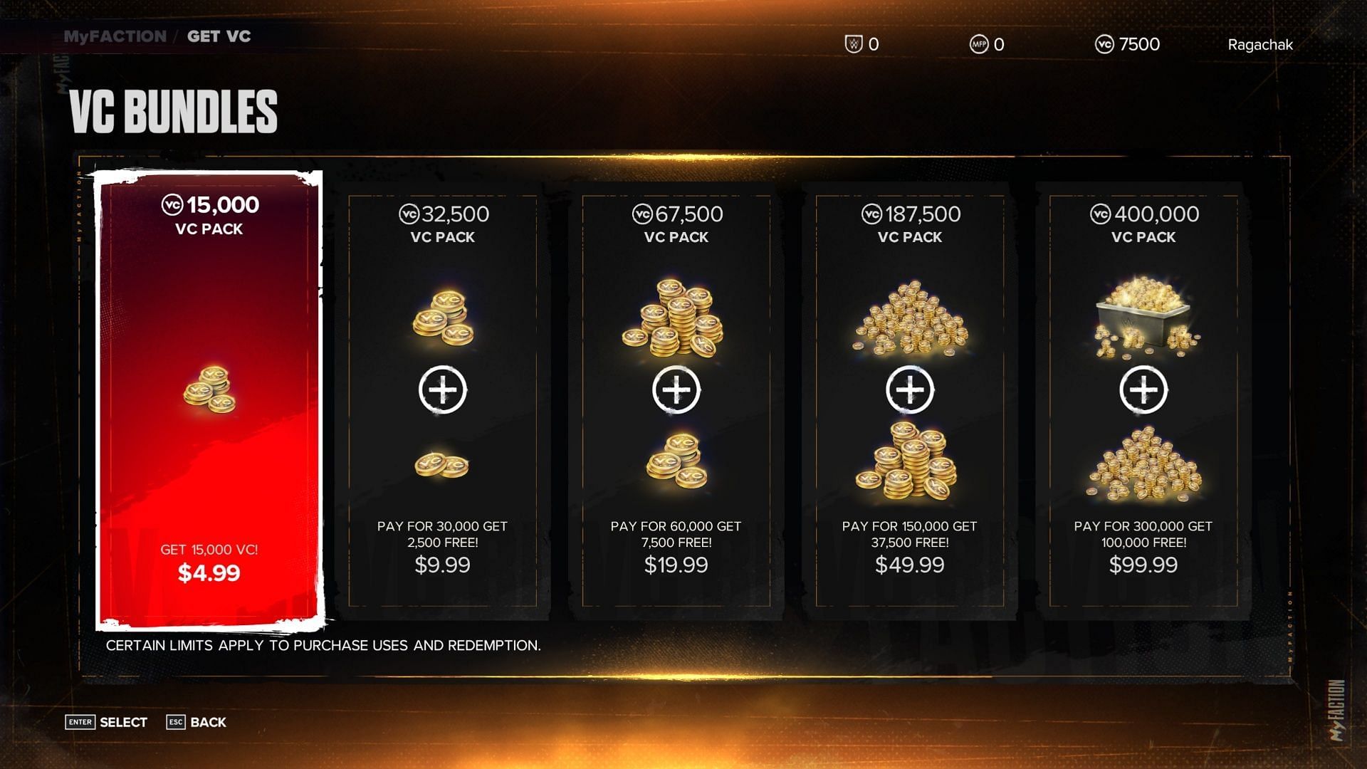 It can get expensive if you want to buy specific cards. (Image via 2K Games)