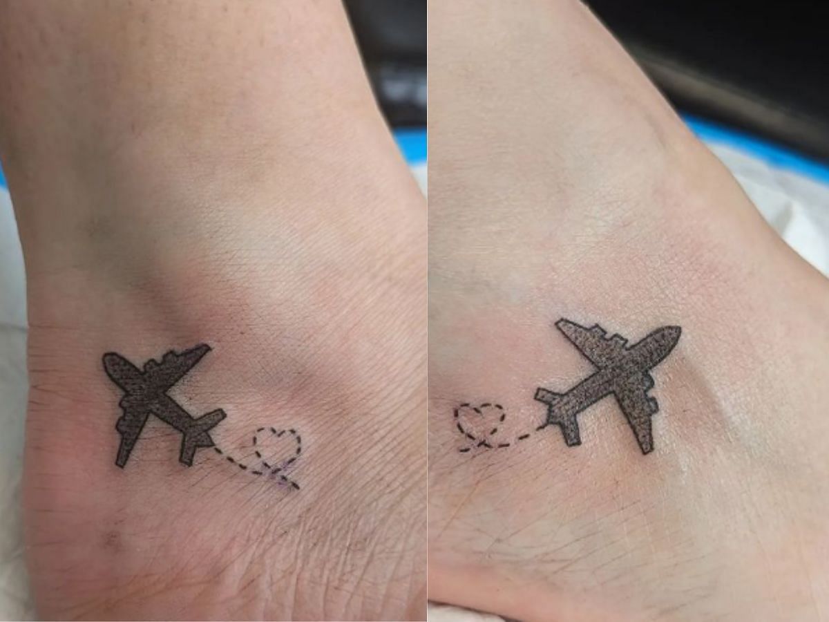 Pin by HiPPcha on Тату | Plane tattoo, Airplane tattoos, Pilot tattoo