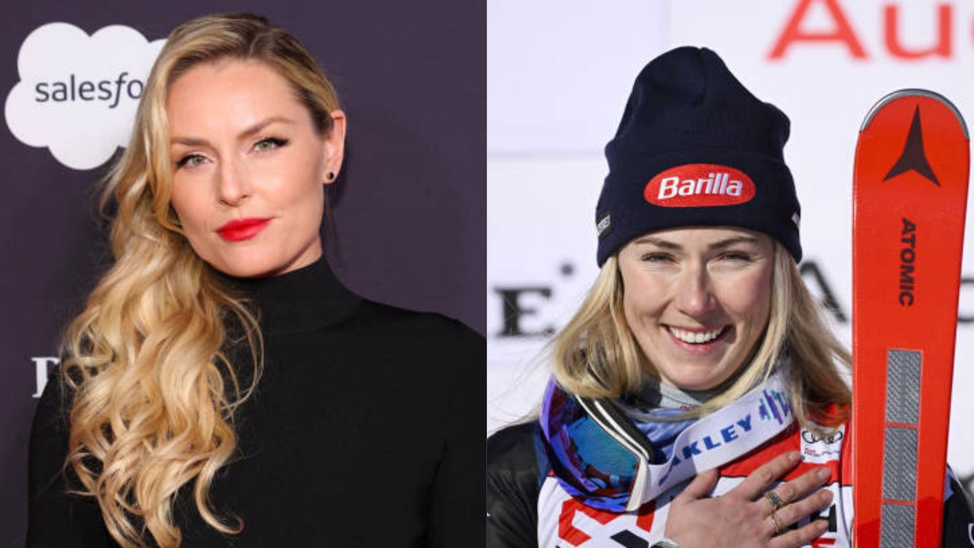 Lindsey Vonn and Mikaela Shiffrin (Image via Getty)