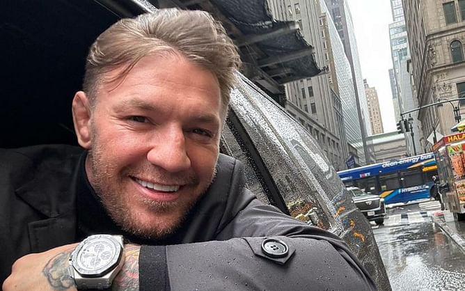 Conor McGregor reacts to fan's social media post with a "date announcement coming soon" message