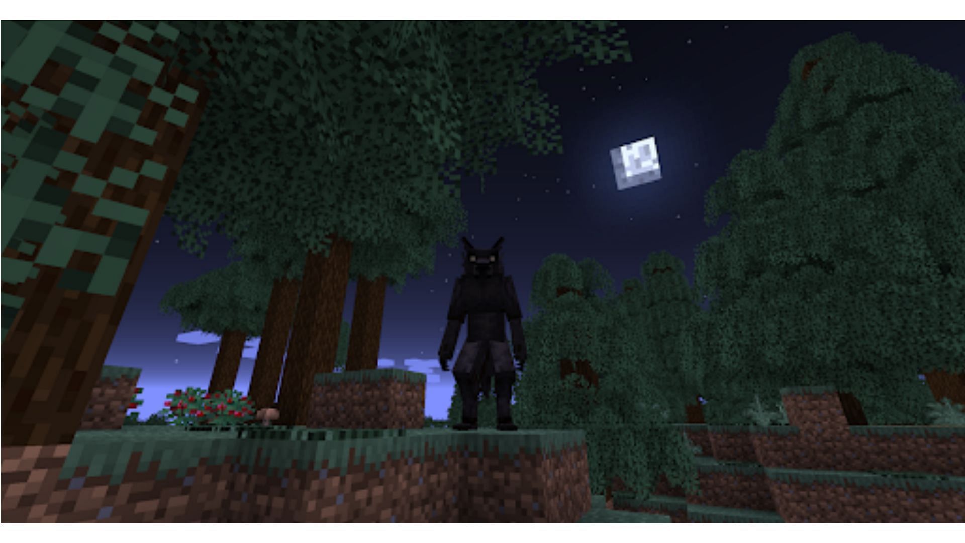 Minecraft players can transform into vampires and werewolves in Bewitchment (Image via MoriyaShiine/Modrinth)