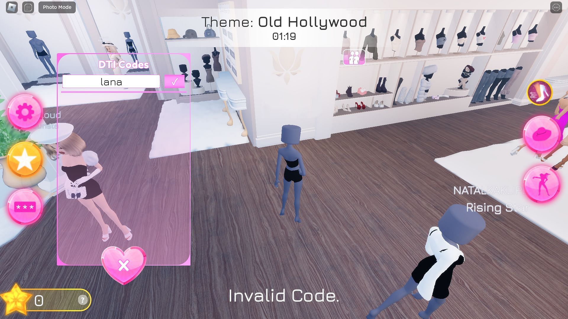Troubleshooting codes for Dress To Impress (Image via Roblox)