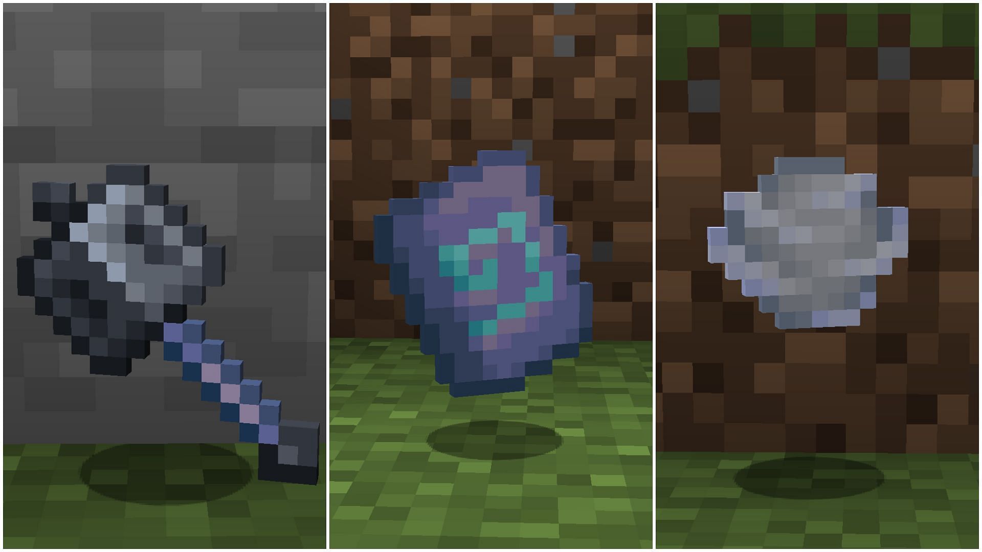 Breeze rods can be used to craft mace, wind charges, and duplicate flow armor trims (Image via Mojang Studios)