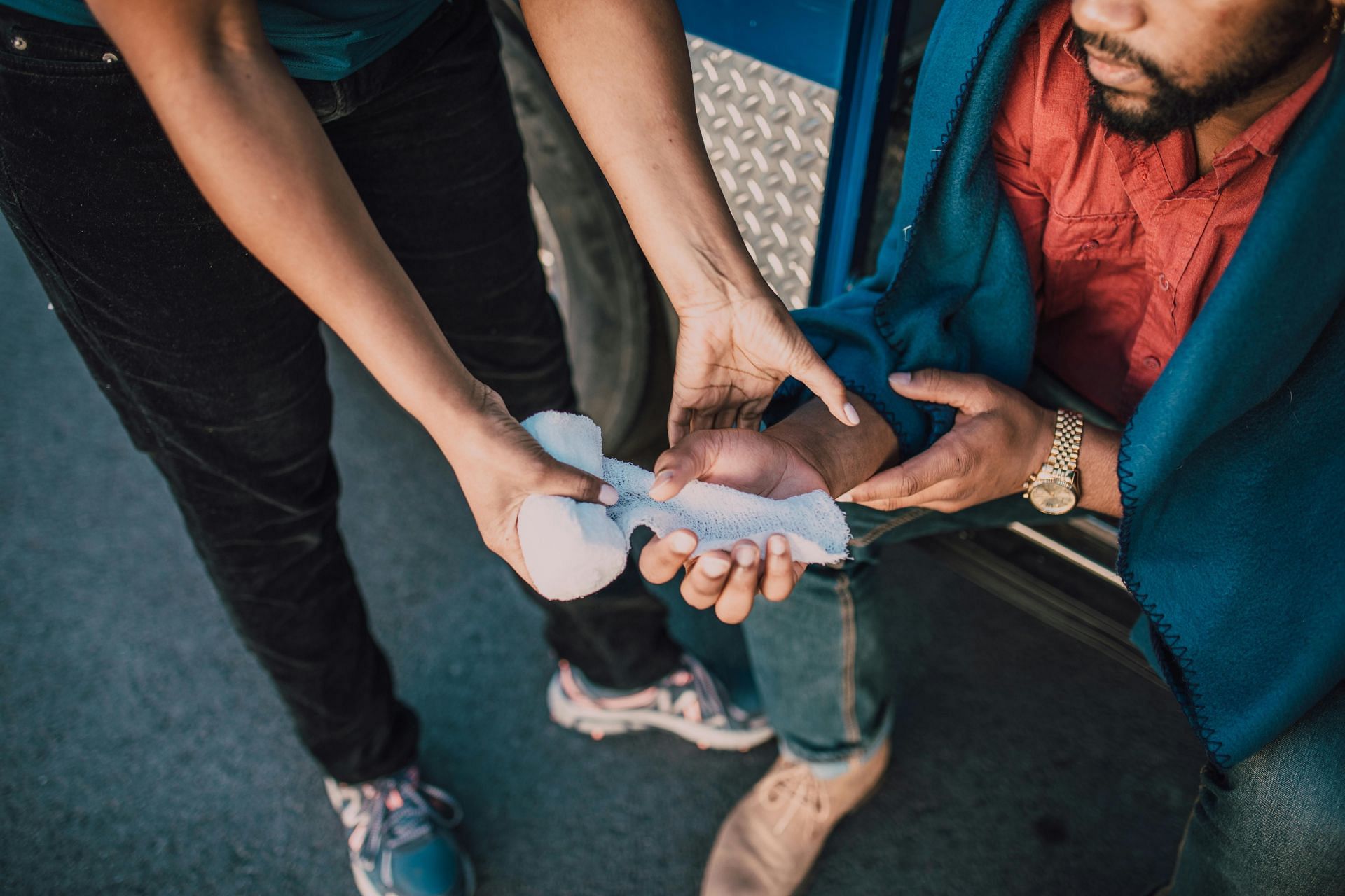 Travel medical kit (image sourced via Pexels / Photo by rdne stock)