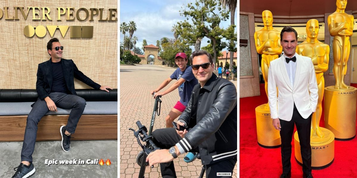 In Pictures: Roger Federer adds to his California memories, from