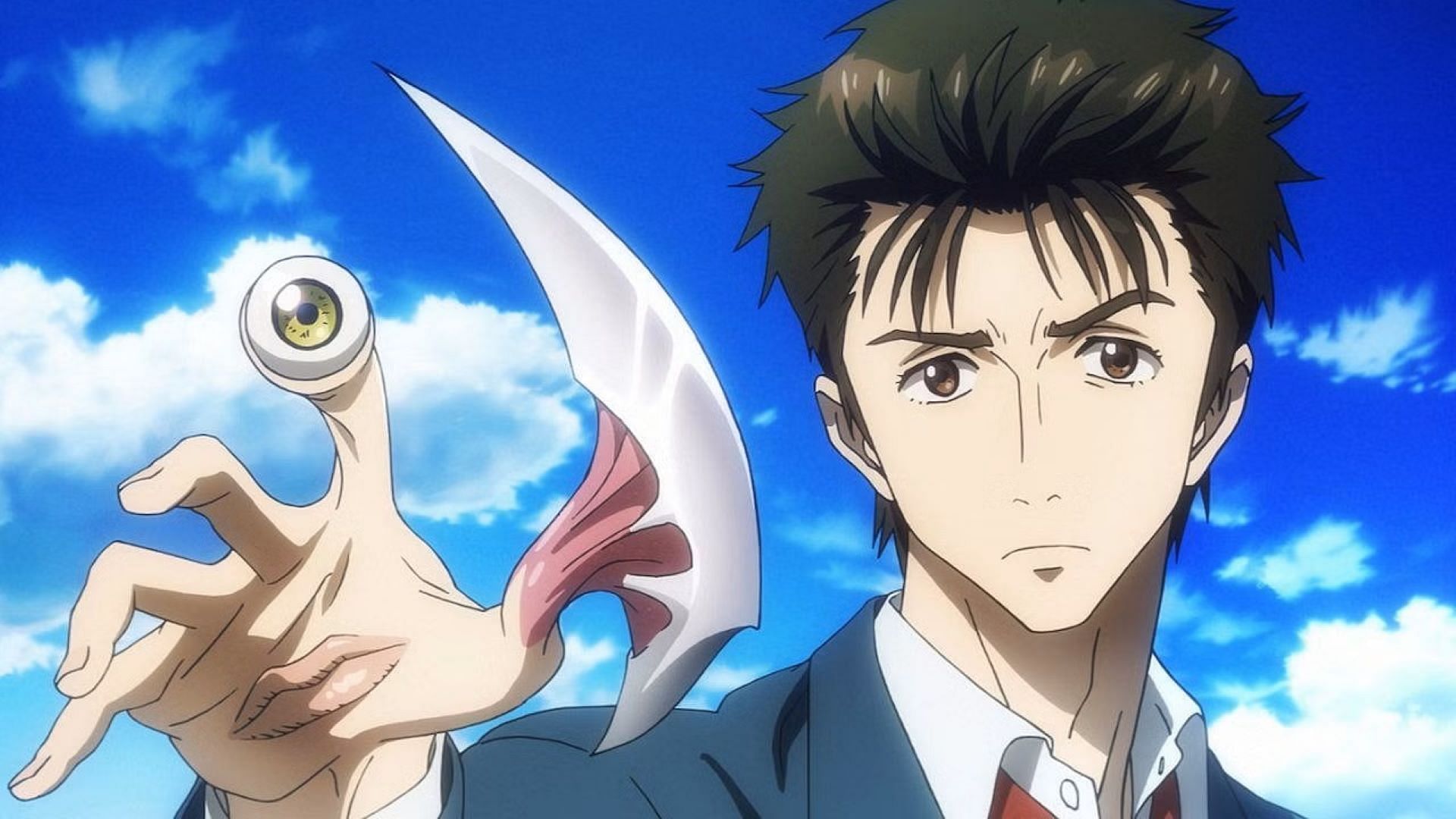 Shinichi and Migi, as seen in the Parasyte: The Maxim anime (Image via Madhouse)