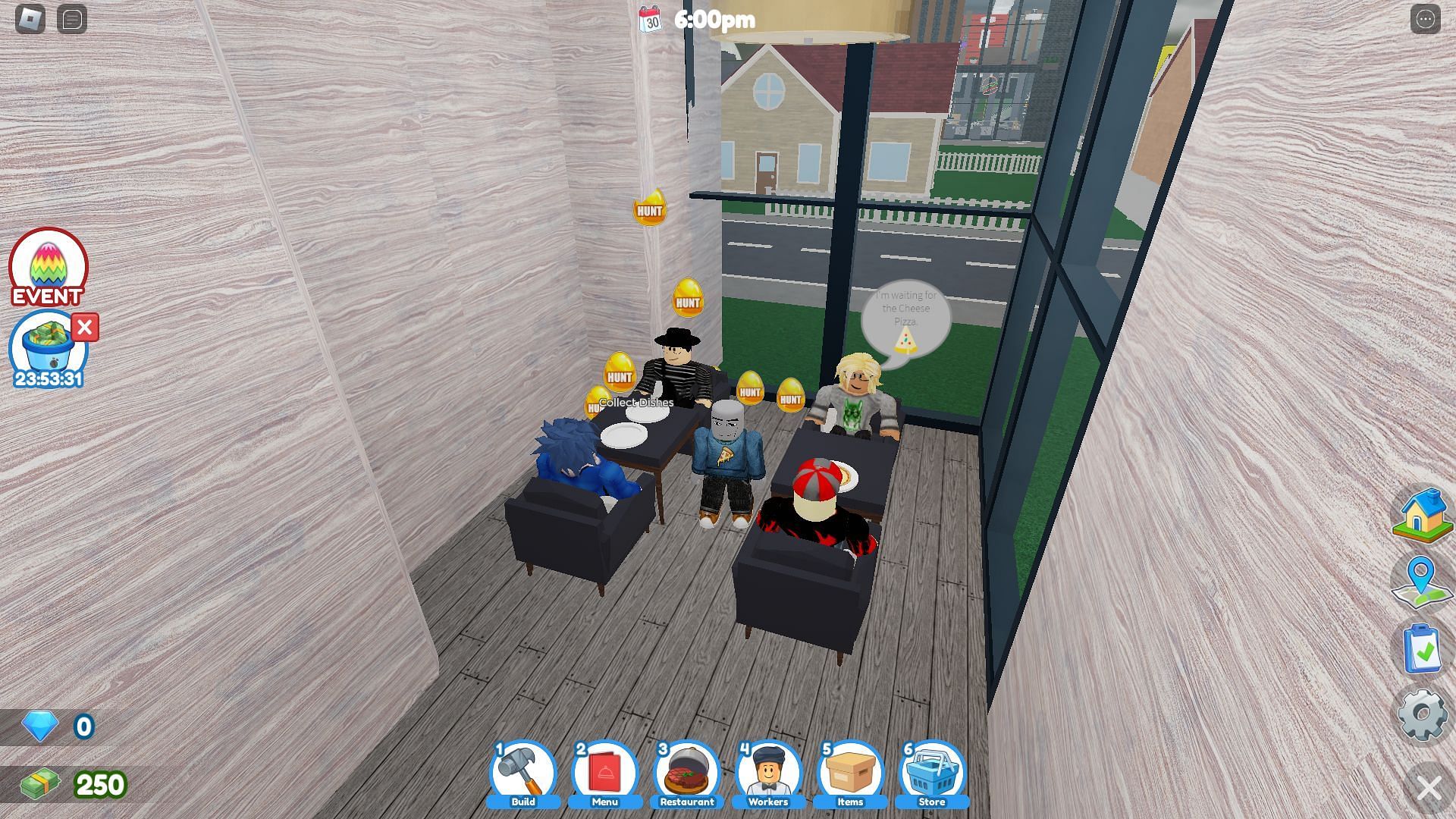 Golden eggs for The Hunt (Image via Roblox)