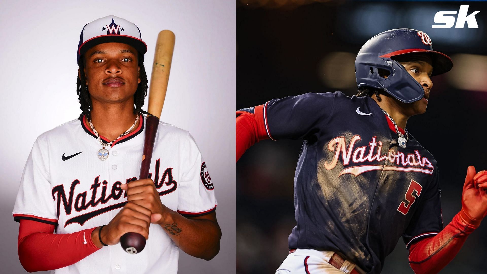 CJ Abrams could be selected early in 2024 fantasy baseball drafts thanks to his base-stealing potential