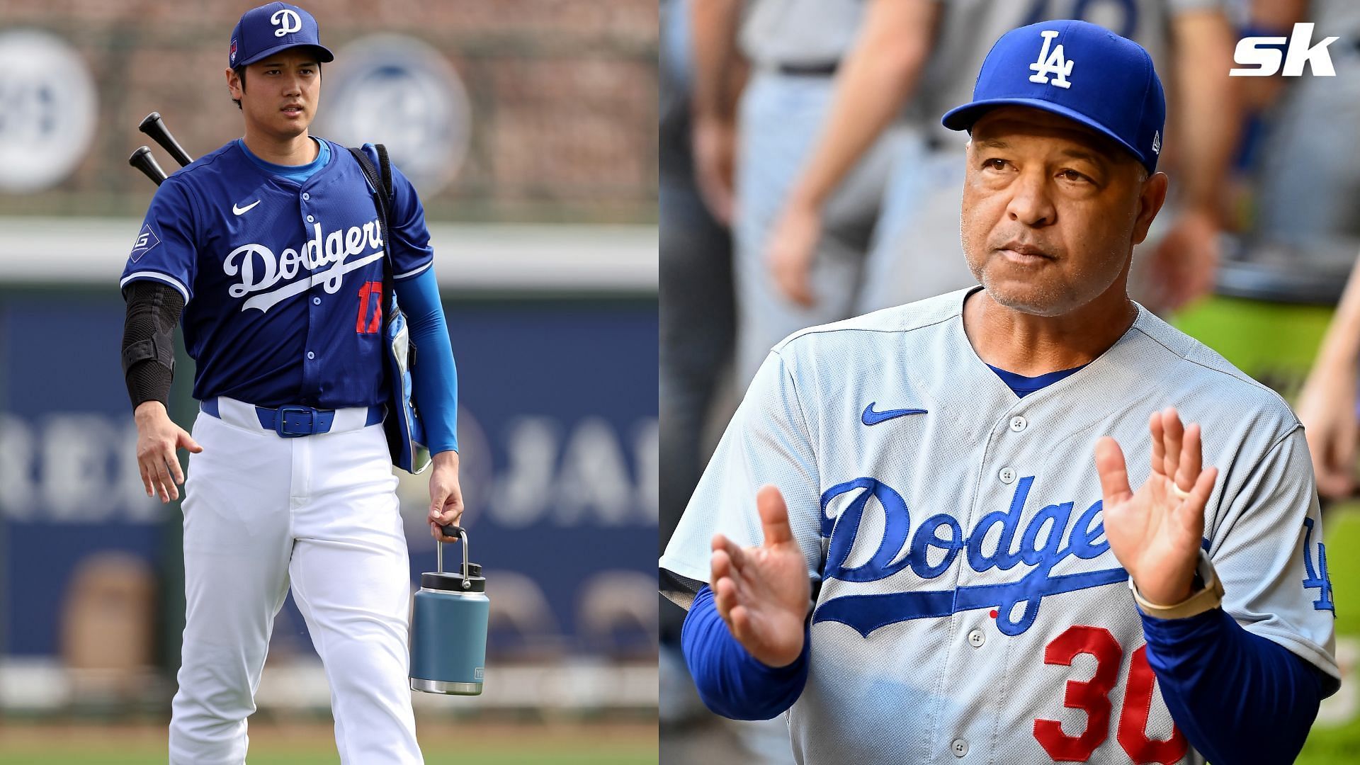 Dodgers manager Dave Roberts was among those taken by surprise by Shohei Ohtani