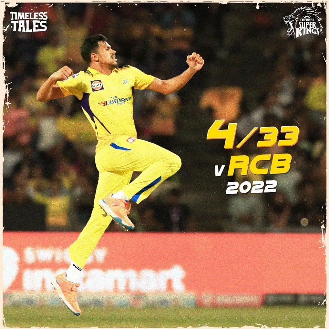 Theekshana was on fire against RCB in 2022. [CSK]