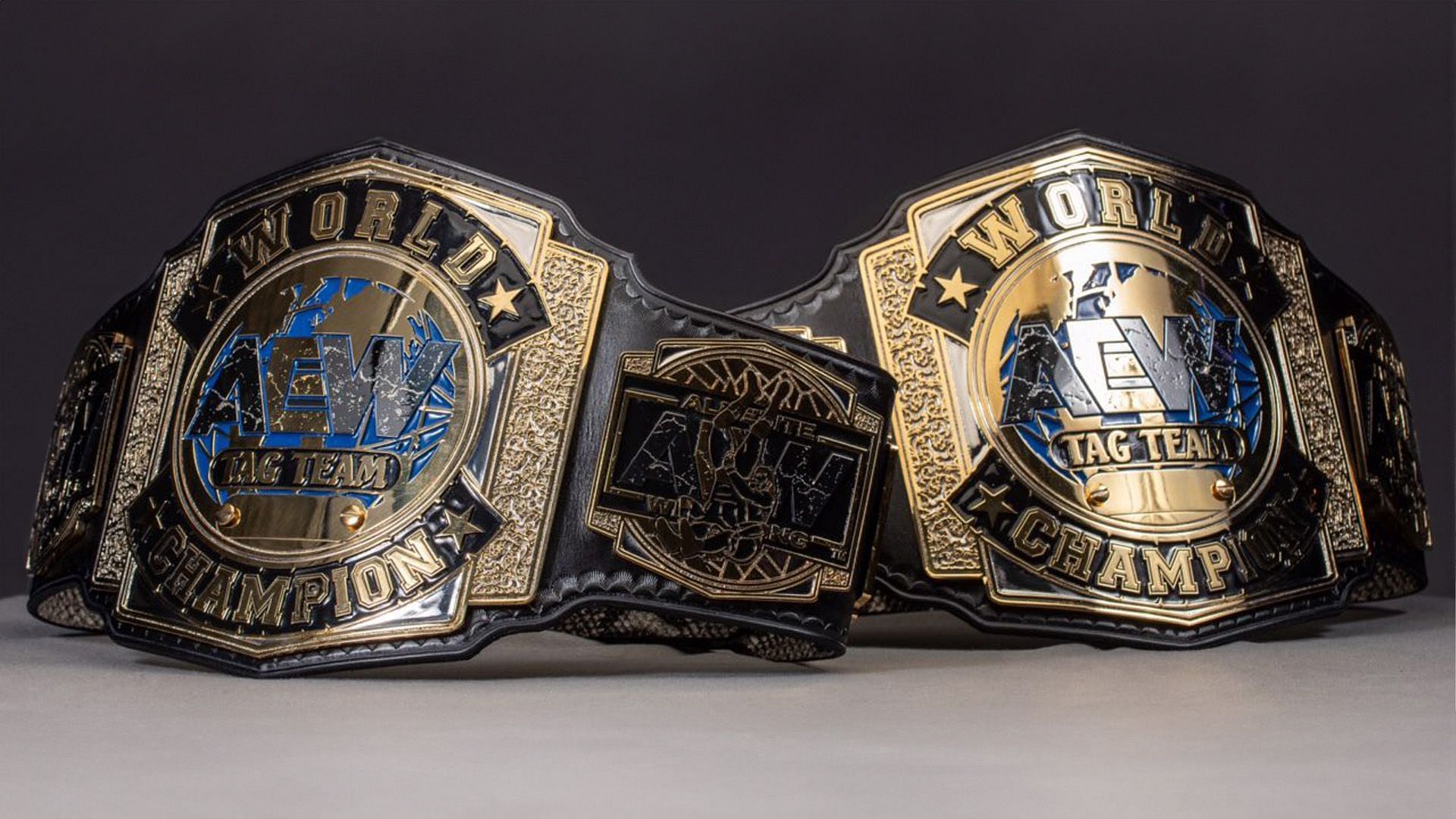 The coveted AEW World Tag Team Championship (image credit: All Elite Wrestling)
