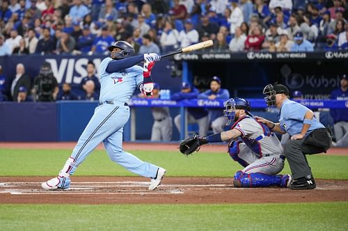 MLB The Show 24's Cover Athlete Vladimir Guerrero Jr. (Image via Getty)