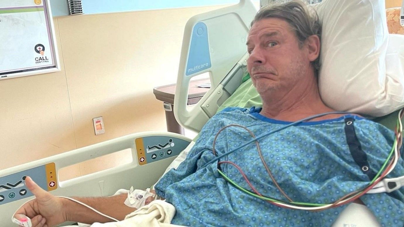 Ty Pennington had swelling in his throat (Image from Instagram)