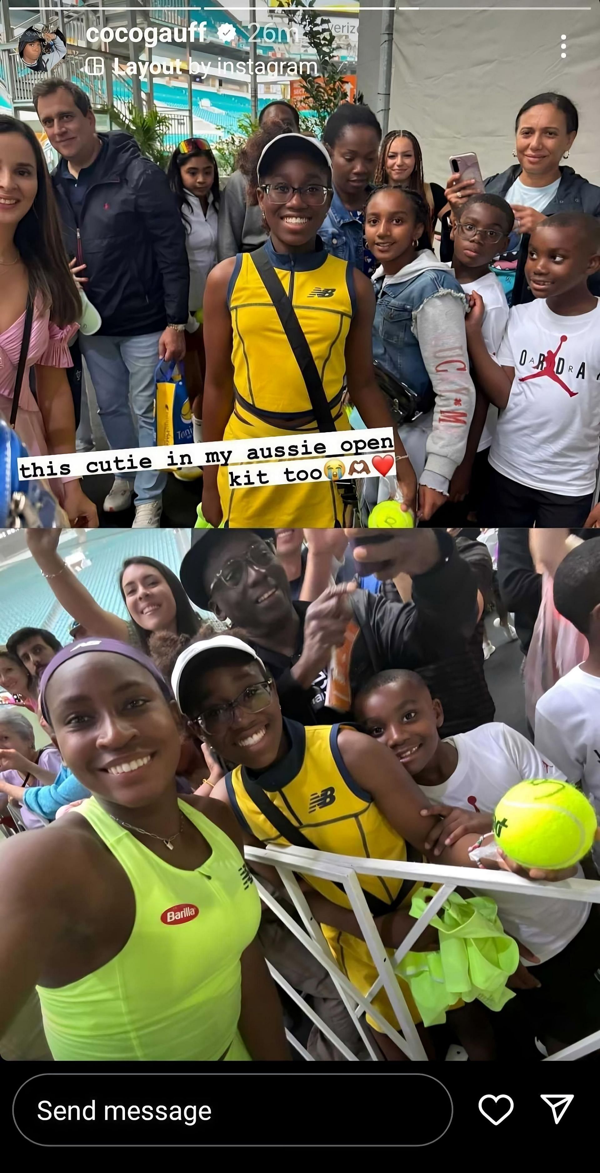 Coco Gauff on Instagram