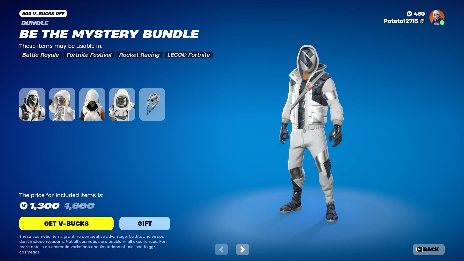 Mystery Zone and Mysterious Fate Skins could rotate out over the weekend (Image via Epic Games/Fortnite)
