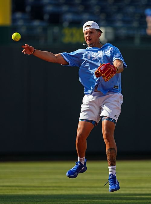 Patrick Mahomes used to play baseball