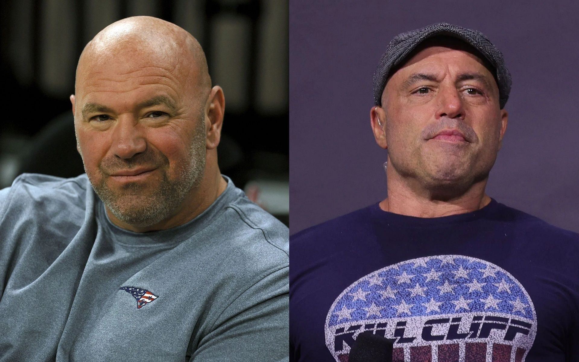 Dana White (L) and Joe Rogan (R) have been close for years. [Getty Images]