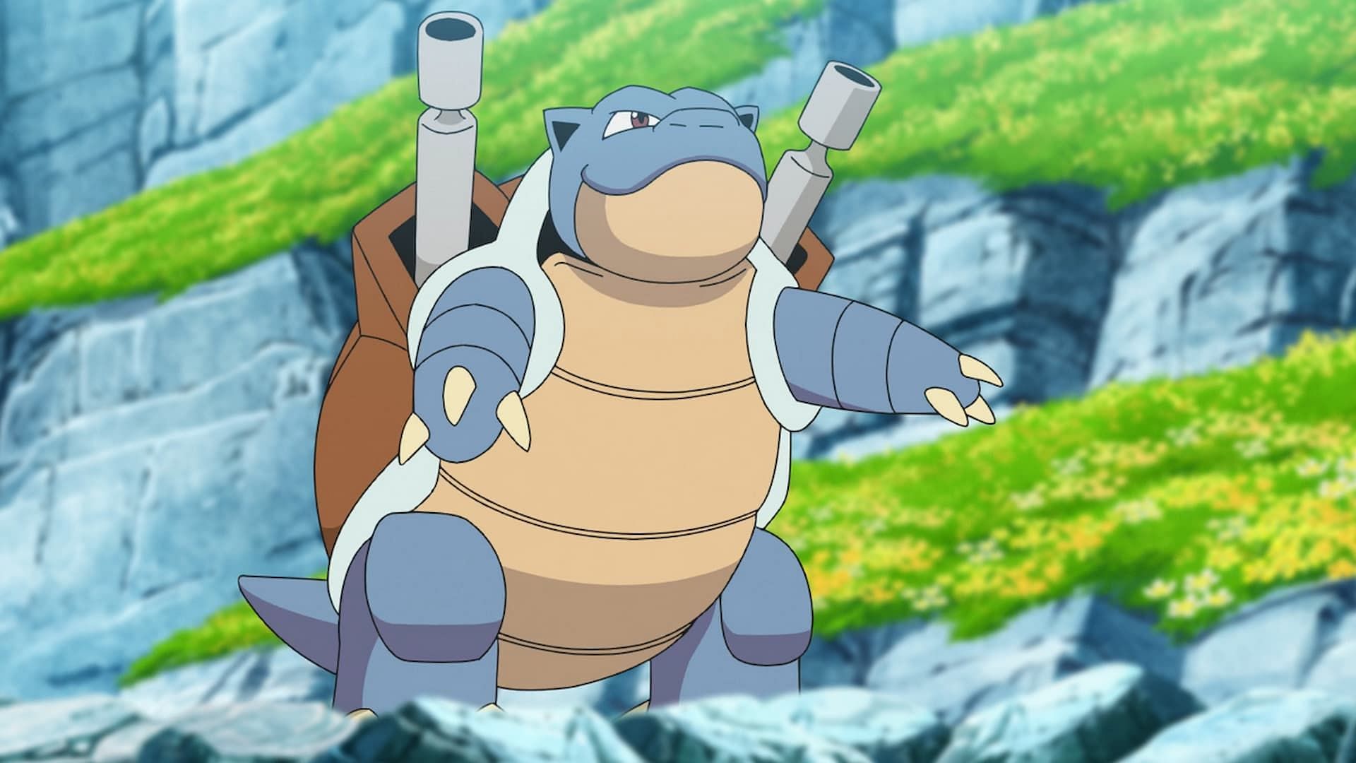 Blastoise in the anime (Image via The Pokemon Company)