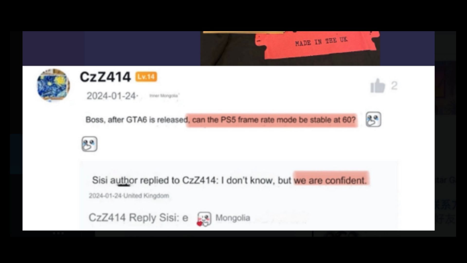 Rockstar employee&#039;s alleged comment about the title&#039;s performance on PS5 (Image via X/@GTAVI_Countdown)