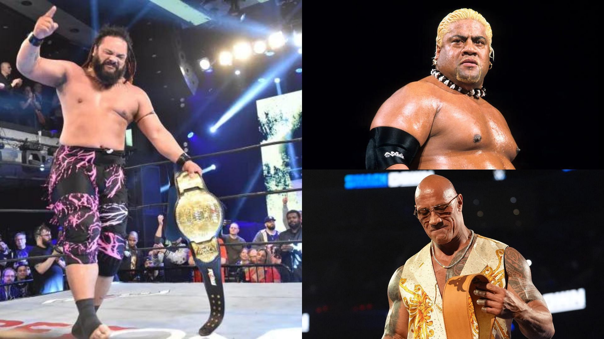 Jacob Fatu, The Rock, and Rikishi are Anoa