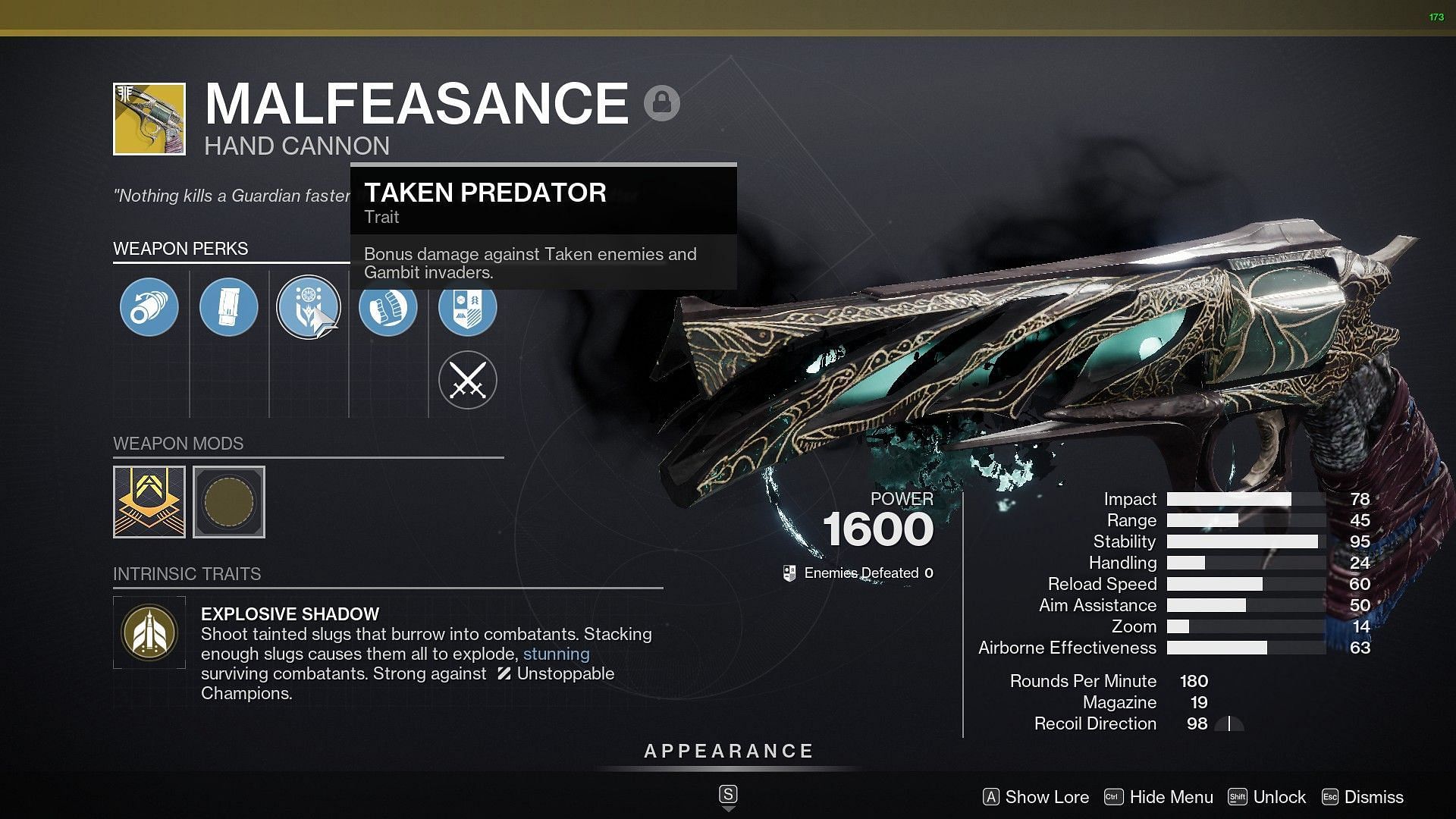 Malfeasance in Destiny 2 (Image via Bungie)