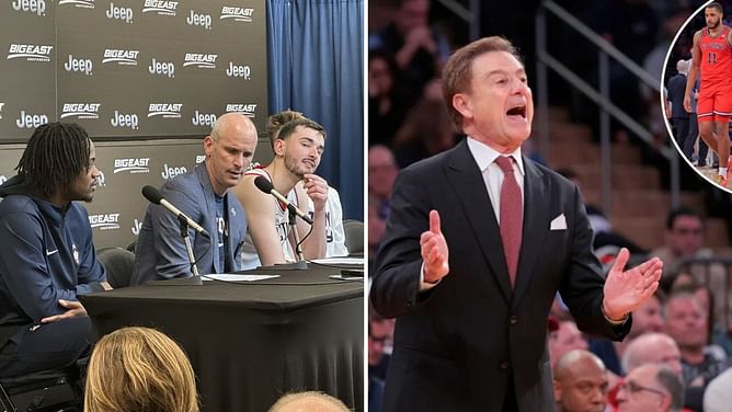 "Dan Hurley is weak": UConn HC's strange dig at Rick Pitino after intense fan moment draws flak from basketball world