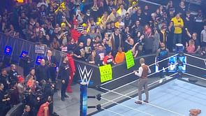 [Off-air footage] What happened after The Bloodline's staredown with Cody Rhodes, Seth Rollins, and Jey Uso?