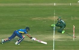 [Watch] Litton Das inflicts MS Dhoni-esque no-look run out in BAN vs SL 3rd T20I