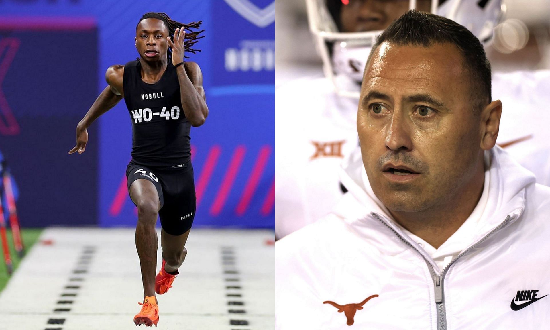 Coach Steve Sarkisian responds to the electrifying performance of former Texas wide receiver Xavier Worthy.