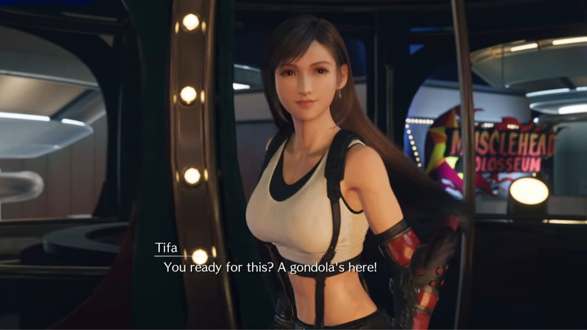 Tifa will ask you out during one of the chapters in the story. (Image via Square Enix)