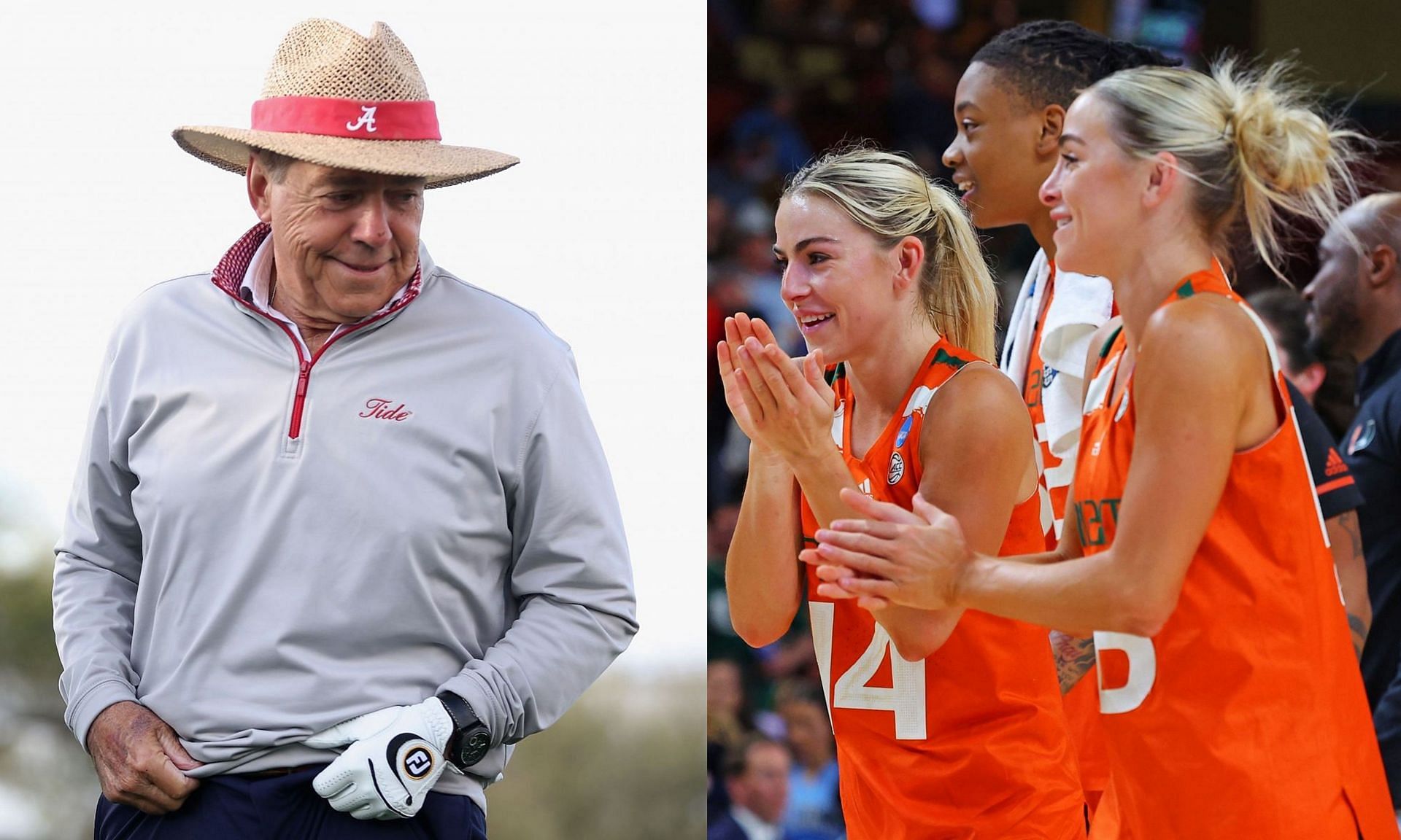 Cavinder twins, Haley and Hanna Cavinder, were spotted with former Alabama Head Coach Nick Saban on Capitol Hill in Washington