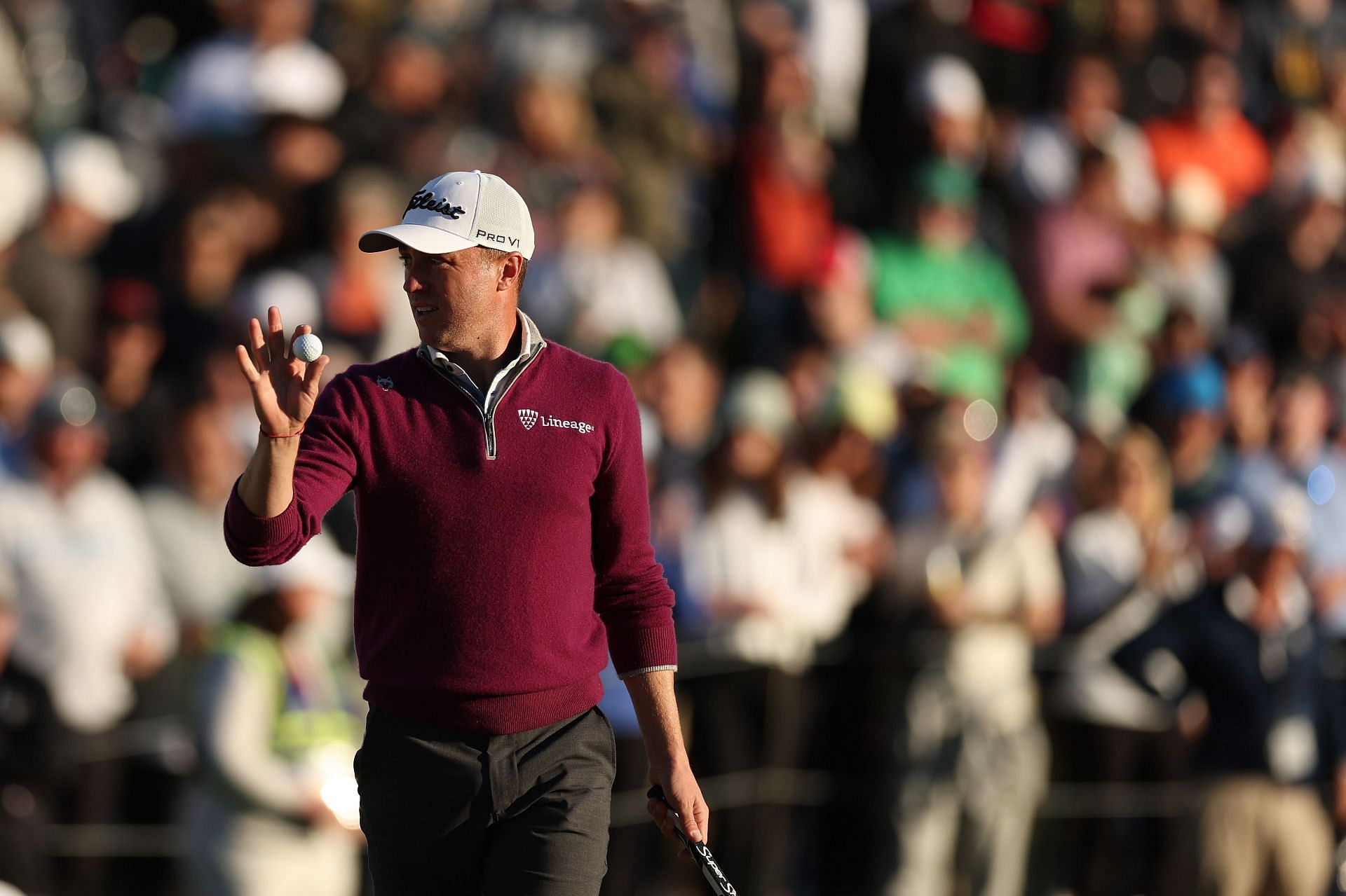 Justin Thomas during the WM Phoenix Open Final Round