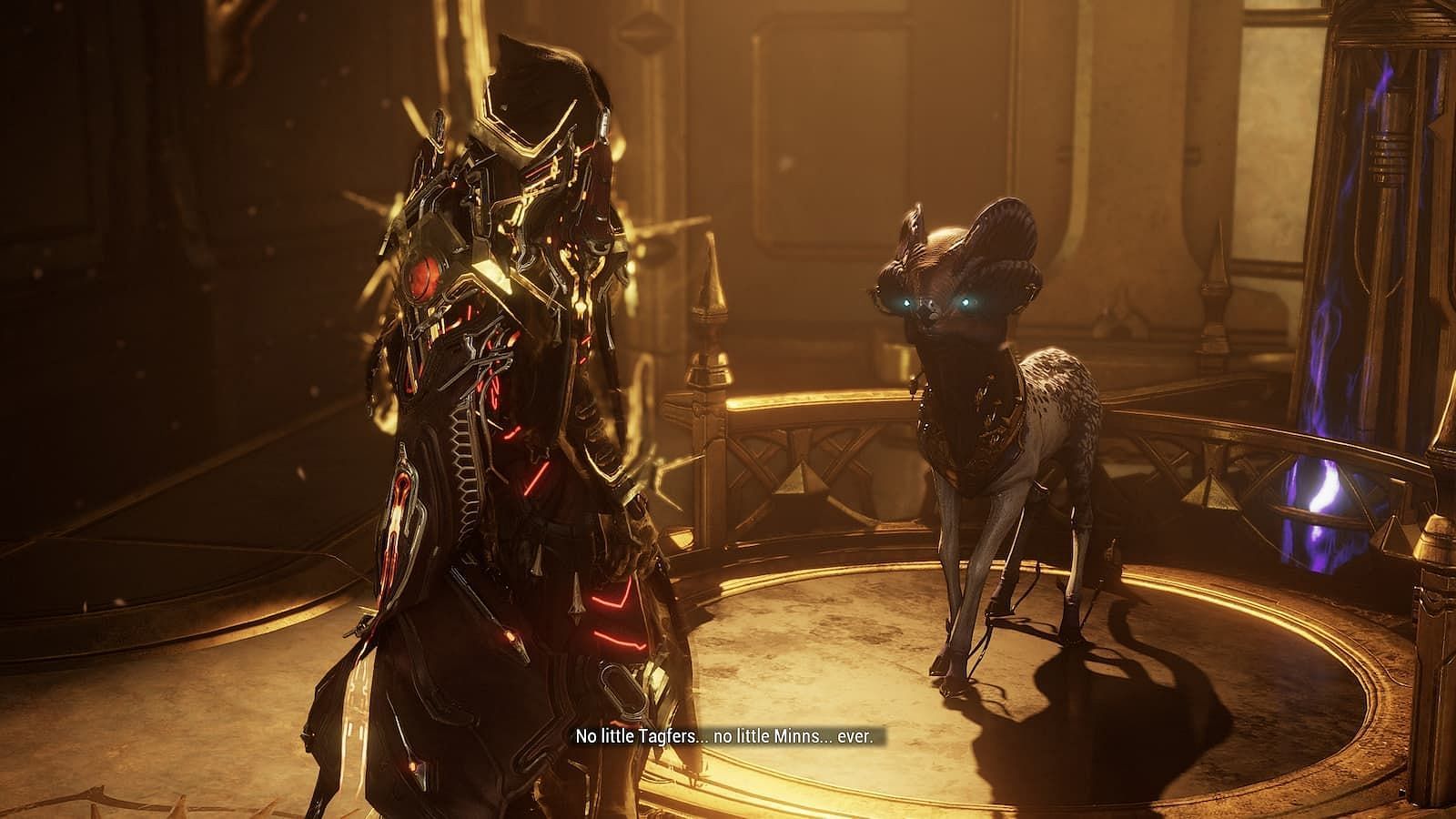 You can finally pet Tagfer in Warframe (Image via Digital Extremes)