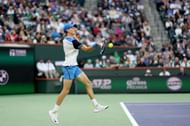 Jannik Sinner at the 2024 BNP Paribas Open in Indian Wells, California - Getty Images