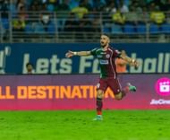 Sadiku was impressive in the second half also (Image courtesy: ISL Media)