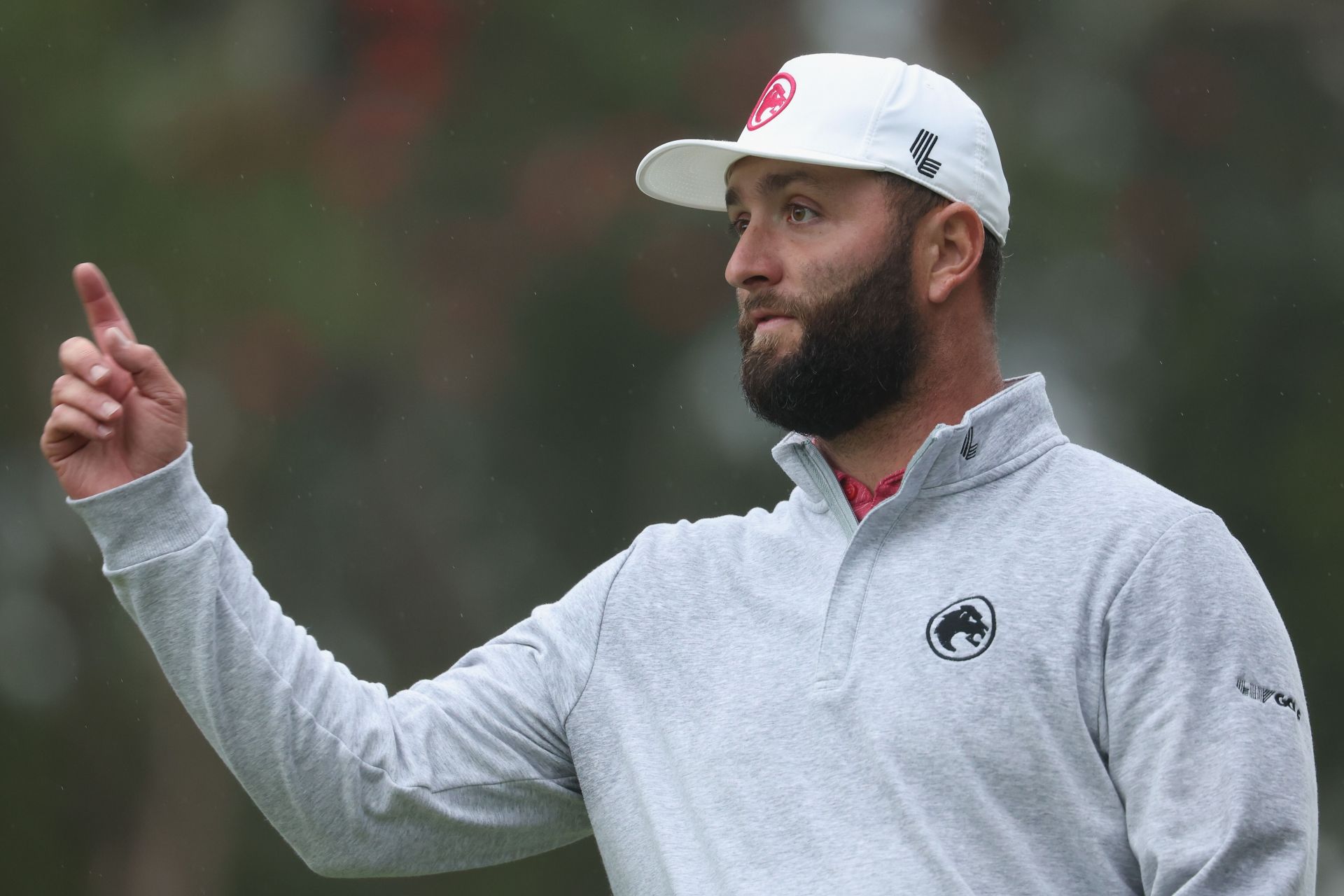 Jon Rahm at the LIV Golf invitational in Hong Kong