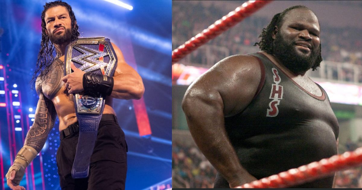 Roman Reigns (left) and Mark Henry (right) [Images via WWE gallery]