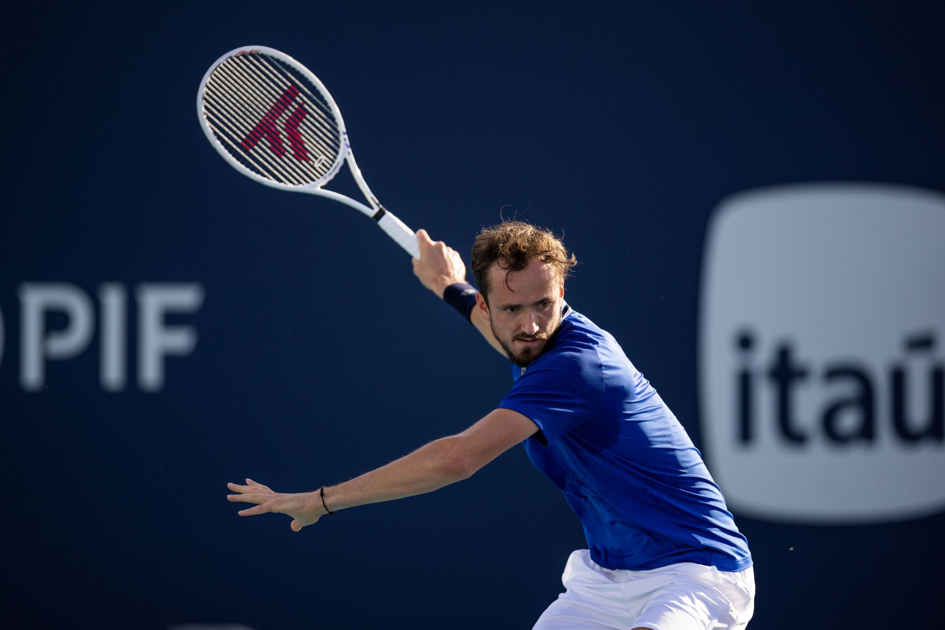 Daniil Medvedev at the Miami Open Presented by Itau 2024